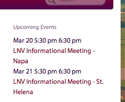 CiviCRM WordPress Event Widget